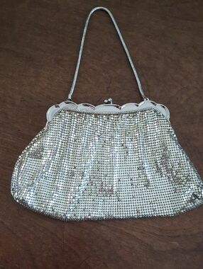 Vintage Whiting & Davis Silver Evening Bag